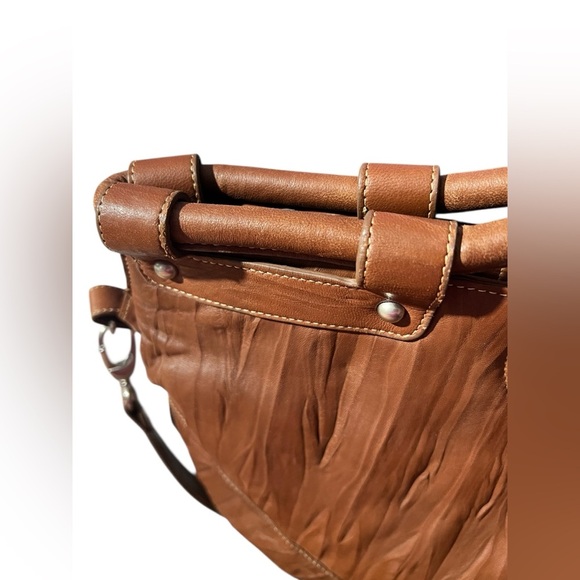 Clark’s England Soft Brown Leather Hobo Handbag/Shoulder Bag - Picture 11 of 16